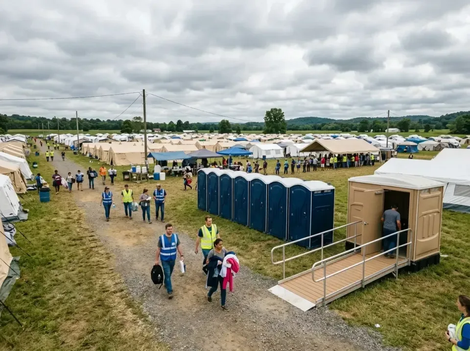 disaster-relief-camp-restrooms-010 — frequently asked questions, Dumpster & Portable Bathrooms Rental in Ashley, PA